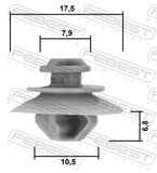 Febest 88570-215 Retainer Clip