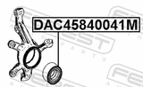 Febest DAC45840041M Front Wheel Bearing 45X84X41