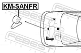 Febest KM-SANFR Front Engine Mount