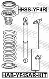 Febest HAB-YF4SAR-KIT Bushing Kit, Rear Shock Absorber