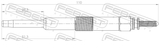 Febest 12642-001 Glow Plug