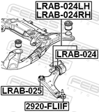 Febest 2920-FLIIF Ball Joint Front Arm