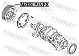 Febest MZDS-PEVPS Crankshaft Pulley Pe-Vps