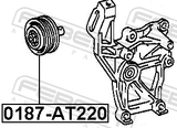 Febest 0187-AT220 Pulley Tensioner Kit