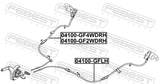 Febest 04100-GF2WDRH Parking Brake Cable, Right