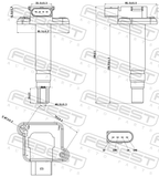 Febest 23640-004 Ignition Coil