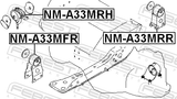 Febest NM-A33MRR Rear Engine Mount (Hydro)