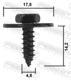 Febest 88570-175 Screw