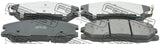 Febest 1001-C100F Pad Kit, Disc Brake, Front - Kit (With Anti Squeal Shim)