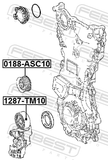 Febest 0188-ASC10 Pulley Idler