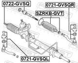Febest SZRKB-GVT Steering Gear Boot