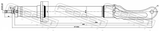 Febest 20110-001F Front Shock Absorber