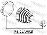 Febest FE-CLAMPZ Clamp
