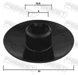 Febest 88570-198 Retainer Clip