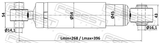 Febest 25110-001R Rear Shock Absorber Gas.Twin Tube