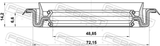 Febest 95TCS-50720714X Drive Shaft Oil Seal 48.85X72.15X6.6X14.2