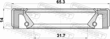 Febest 95GBS-33650914R Half Shaft Oil Seal 31.7X65.3X9X13.7