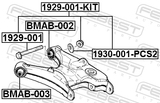 Febest 1929-001-KIT Camber Adjusting Eccentric Bolt