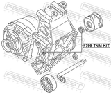 Febest 1799-TNM-KIT Belt Tensioner Repair Kit