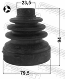 Febest 0215-J32T Boot Inner CV Joint Kit 79.5X94X23.5