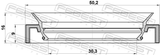 Febest 95HAY-32500916R Drive Shaft Oil Seal 30.3X50.2X9X16