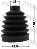 Febest 0317P-ODAT Boot Outer CV Joint Kit Pvc 87.5X110.5X29