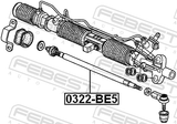 Febest 0322-BE5 Steering Tie Rod