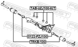 Febest TRKB-100 Steering Gear Boot