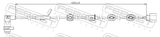 Febest 04606-012 ABS Sensor Rear Right