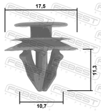 Febest 88570-099 Retainer Clip