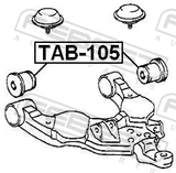 Febest TAB-105 Bushing, Front Lower Control Arm