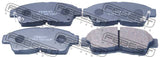 Febest 0101-GX100F Pad Kit, Disc Brake, Front