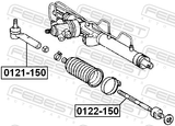 Febest 0122-150 Steering Tie Rod