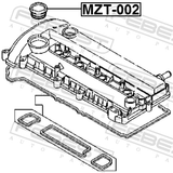 Febest MZT-002 Oil Filler Cap Gasket