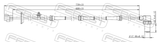 Febest 10606-006 ABS Sensor Front Left