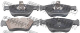 Febest 1601-210F Pad Kit, Disc Brake, Front