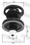 Febest 88570-158 Retainer Clip