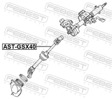 Febest AST-GSX40 Intermediate Steering Shaft