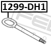 Febest 1299-DH1 Tow Hook