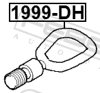 Febest 1999-DH Tow Hook