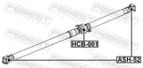 Febest HCB-001 Drive Shaft Bearing