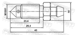 Febest 8870-012 Bleeder Screw