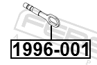 Febest 1996-001 Tow Hook