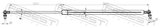 Febest 01117-005 Hood Gas Strut (With End Damping) L632/280N