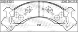 Febest 0201-F22F Pad Kit, Disc Brake, Front