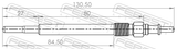 Febest 16642-001 Glow Plug
