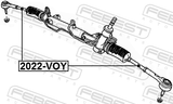 Febest 2022-VOY Steering Tie Rod
