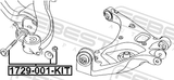 Febest 1729-001-KIT Repair Kit, Camber Adjusting Eccentric Bolt