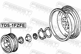 Febest TDS-1FZFE Crankshaft Pulley
