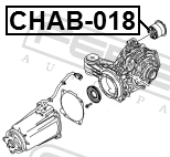 Febest CHAB-018 Rear Differential Bushing